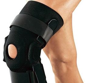 In case of arthrosis, it is necessary to fix the diseased knee joint with an orthosis